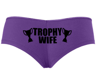 Trophy Wife Award - Purple Boyshort