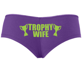 Trophy Wife Award - Purple Boyshort