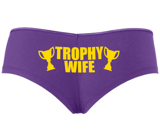 Trophy Wife Award - Purple Boyshort