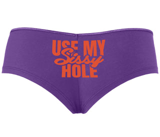 Use My Sissy Hole - Purple Boyshort