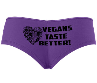 Vegans Tastes Better - Purple Boyshort