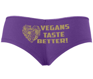 Vegans Tastes Better - Purple Boyshort