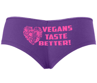 Vegans Tastes Better - Purple Boyshort