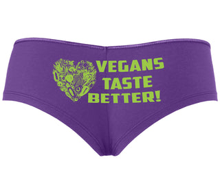 Vegans Tastes Better - Purple Boyshort