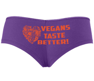 Vegans Tastes Better - Purple Boyshort