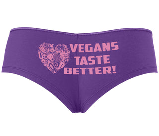 Vegans Tastes Better - Purple Boyshort