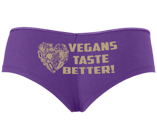 Vegans Tastes Better - Purple Boyshort