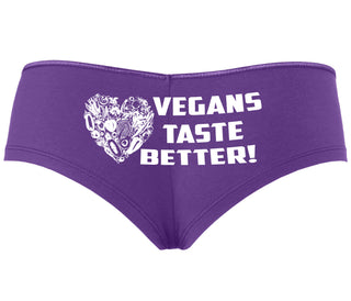 Vegans Tastes Better - Purple Boyshort