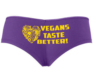 Vegans Tastes Better - Purple Boyshort