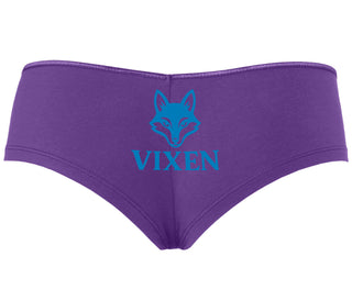 Vixen With Fox Logo - Purple Boyshort