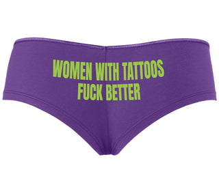 Women With Tattoos Fuck Better - Purple Boyshort