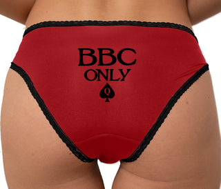 BBC Only - Queen Of Spades Bikini - Red with Black Lace