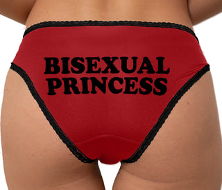 Bisexual Princess Bikini - Red with Black Lace