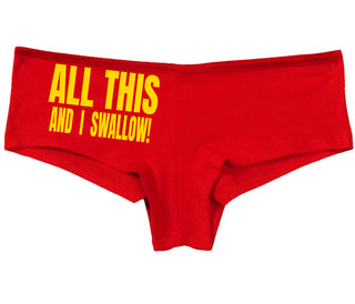 All This And I Swallow - Red Boy Short