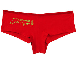 Always Down For Shenanigans - Red Boy Short
