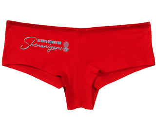 Always Down For Shenanigans - Red Boy Short
