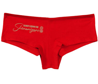 Always Down For Shenanigans - Red Boy Short