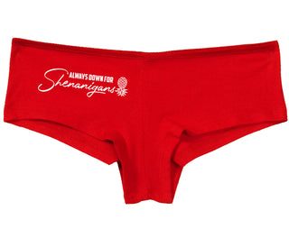 Always Down For Shenanigans - Red Boy Short