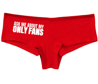 Ask Me About My Only Fans - Red Boy Short
