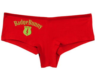 Badge Bunny for LEO Wife or Girlfriend - Red Boy Short