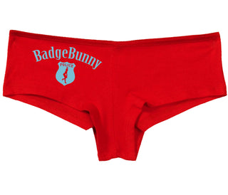 Badge Bunny for LEO Wife or Girlfriend - Red Boy Short