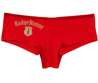 Badge Bunny for LEO Wife or Girlfriend - Red Boy Short