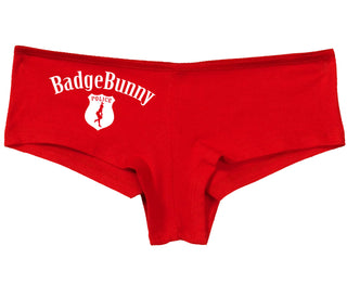 Badge Bunny for LEO Wife or Girlfriend - Red Boy Short