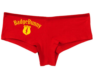 Badge Bunny for LEO Wife or Girlfriend - Red Boy Short
