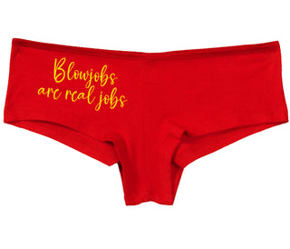 Blow Jobs Are Real Jobs - Red Boy Short