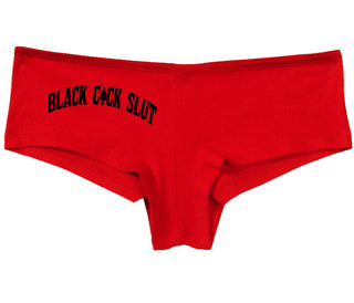 Black Cock Slut - Queen of Spades - Red Boy Short