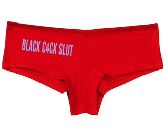 Black Cock Slut - Queen of Spades - Red Boy Short