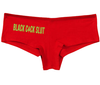 Black Cock Slut - Queen of Spades - Red Boy Short