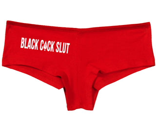 Black Cock Slut - Queen of Spades - Red Boy Short
