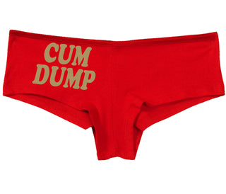 Cum Dump - Bold Design - Red Boy Short