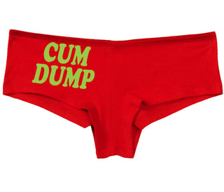 Cum Dump - Bold Design - Red Boy Short