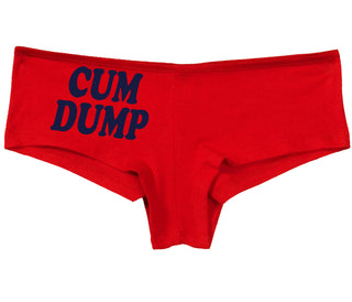 Cum Dump - Bold Design - Red Boy Short
