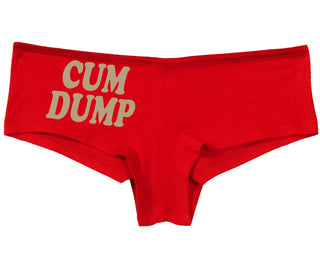 Cum Dump - Bold Design - Red Boy Short