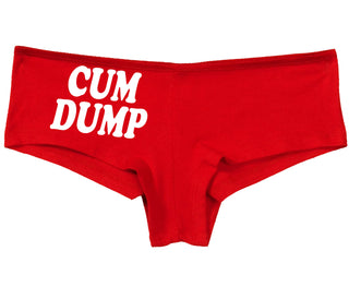 Cum Dump - Bold Design - Red Boy Short