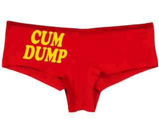 Cum Dump - Bold Design - Red Boy Short
