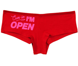 Cum In I'm Open - Red Boy Short