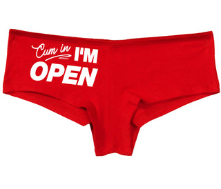 Cum In I'm Open - Red Boy Short