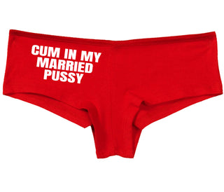 Cum In My Married Pussy - Red Boy Short