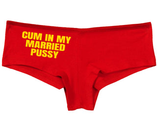 Cum In My Married Pussy - Red Boy Short