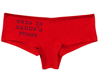 This is Daddy's Pussy - Red Boy Short