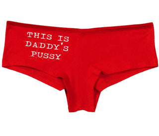 This is Daddy's Pussy - Red Boy Short