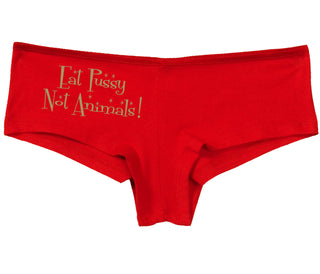 Eat Pussy Not Animals - Red Boy Short