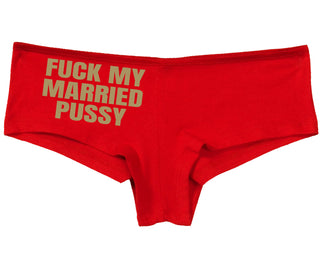 Fuck My Married Pussy - Red Boy Short