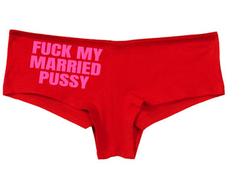 Fuck My Married Pussy - Red Boy Short