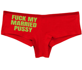 Fuck My Married Pussy - Red Boy Short