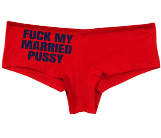 Fuck My Married Pussy - Red Boy Short